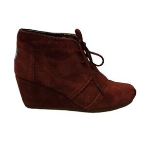 Toms | Kala | Suede Burgundy Bootie